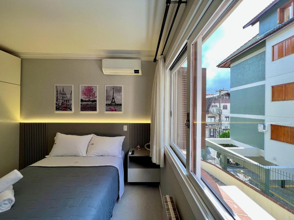 Apartamento Palladio 1Dorm Centro By Achei غرامادو المظهر الخارجي الصورة